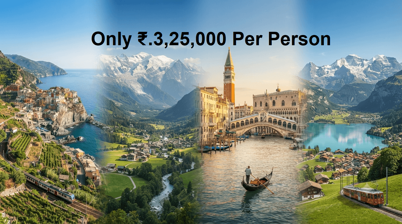 italy, venice, france and switzerlan